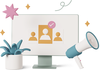 Ein Bildschrim stellt Elemente der Mitarbeitersuche dar.